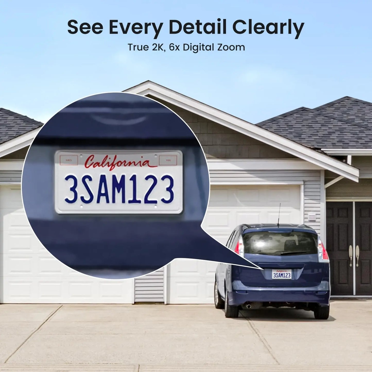 AOSU 1/2/4 pcs Wifi Solar Camera 100% Wire-free Outdoor Built-in Battery Security Camera Color Night Vision 2-Way Audio CCTV Cam