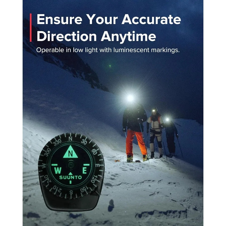 Multifunctional Compass for Northern Hemisphere: Compact Waterproof Navigation Tool Ideal for Hiking Outdoor Adventures and Sur