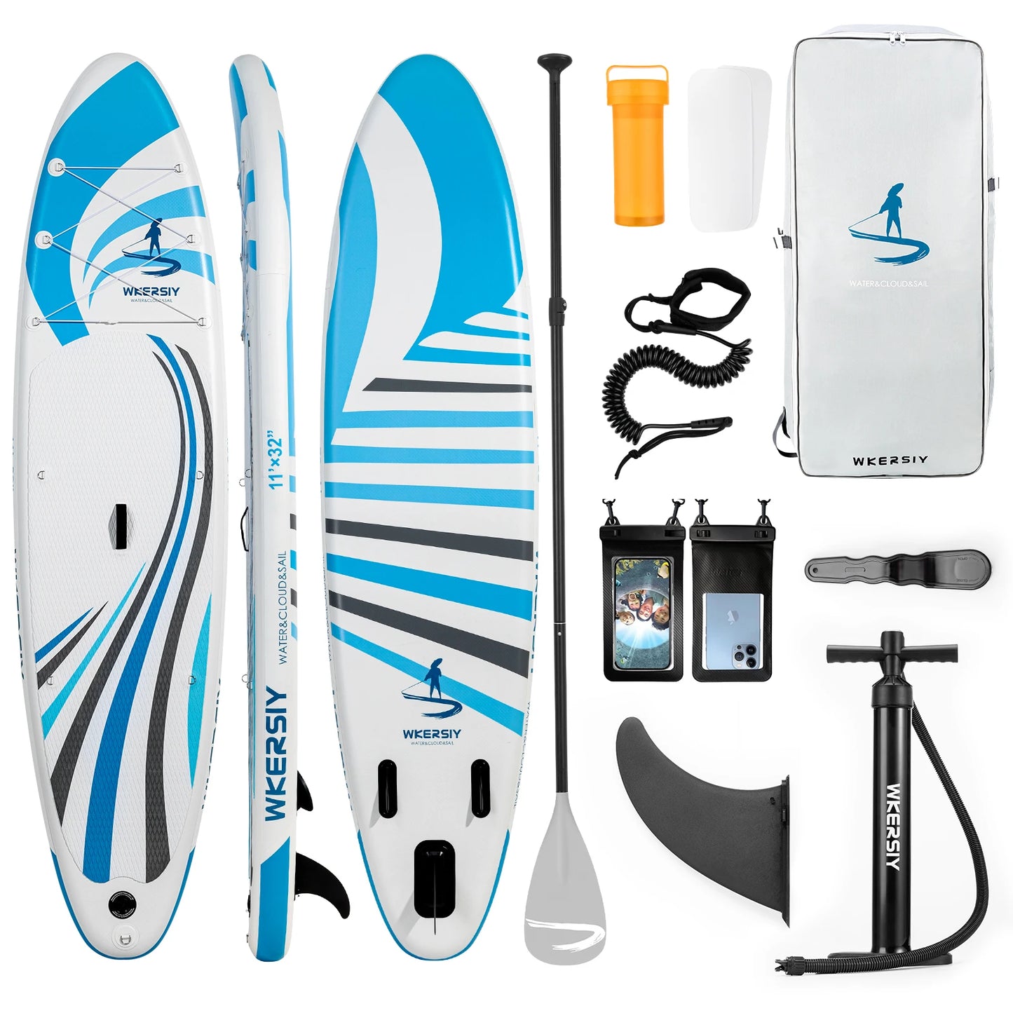 inflatable stand up paddle board 11' Sup board with paddle board accessories