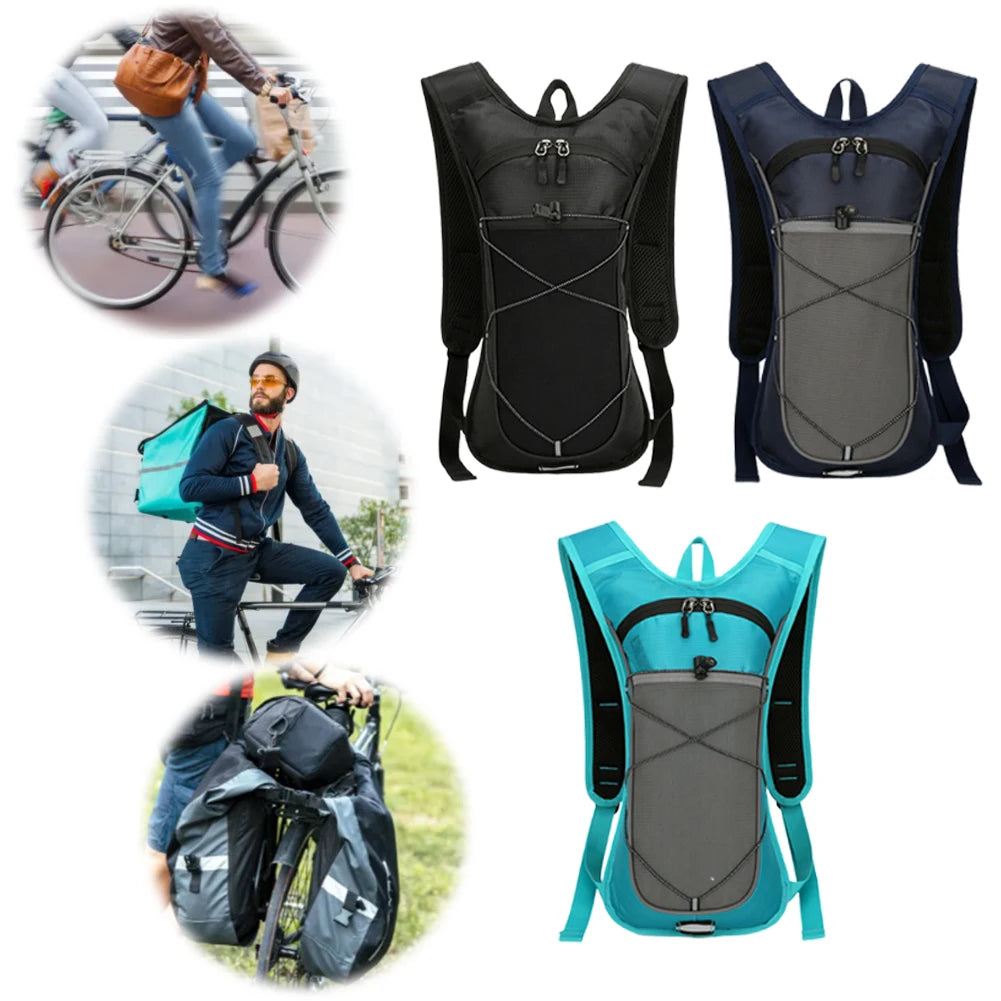 Hydration Backpack Water Backpack Waterproof Cycling Hydration Bag Large Capacity Hiking Water Pack for Running Cycling Climbing