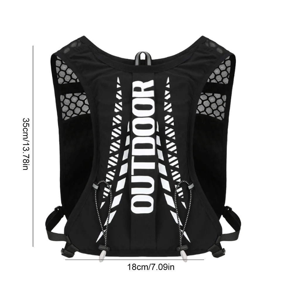 5L Ultralight Storage Knapsack Large Capacity Hiking Nylon Pouch Lightweight Running Bag Marathon Cross-Country Running Backpack