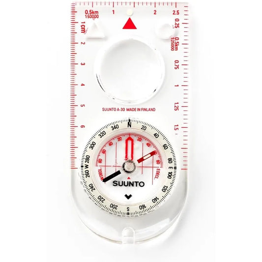 A30 Compass: Compact hiking compass with luminous markings for enhanced visibility in low light conditions ideal for outdoor na