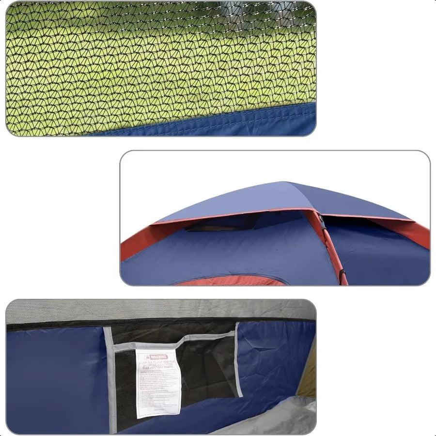 Camping Tent 2 3 4 6 Person Dome Tent Easy to Set Up for Camping Lightweight Camping Tent Portable Camping Tent for Outdoor and
