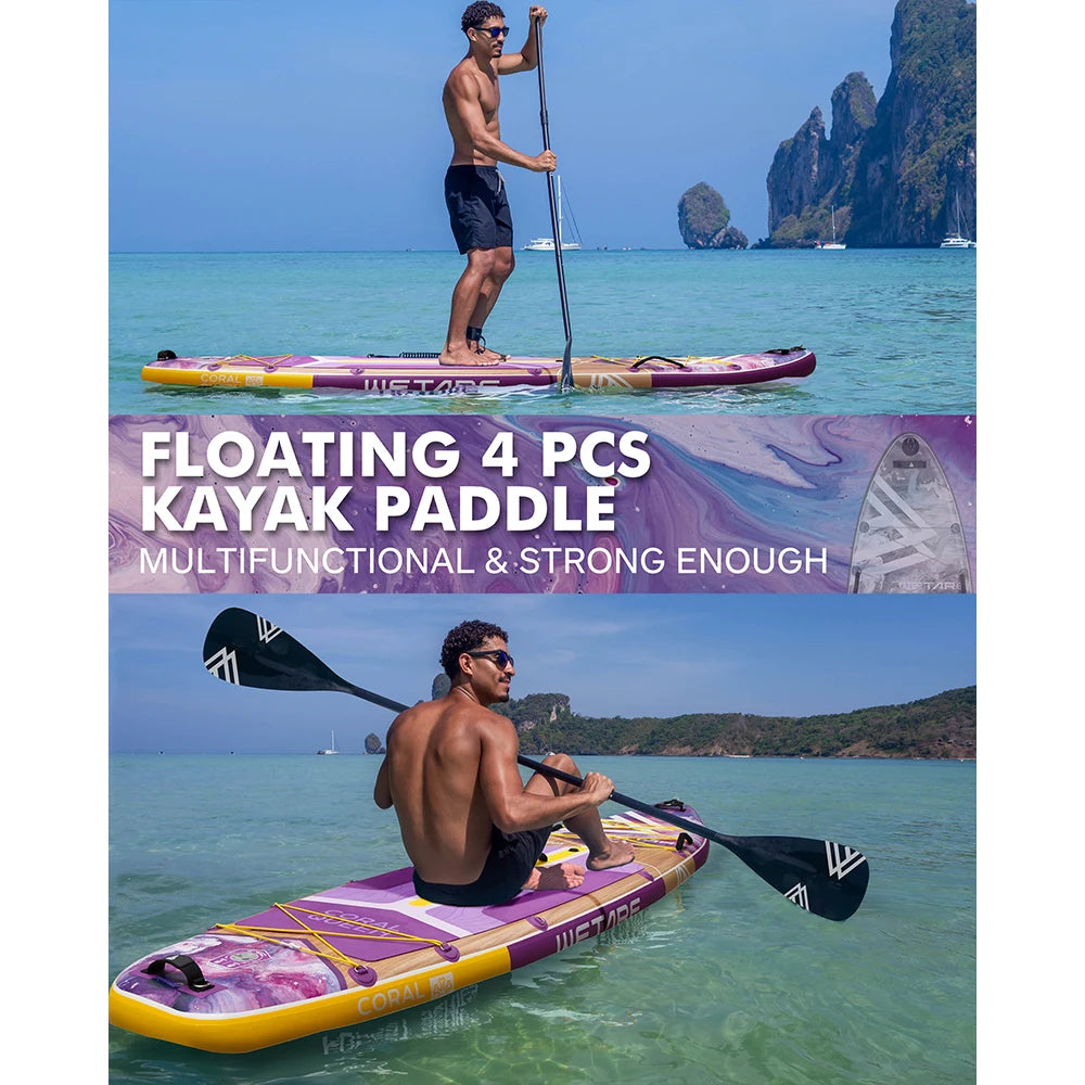 Myboat WETARE Waterproof Inflatable Paddle Board 11'6''x35''x6''Adult Standing Style Aquatic With Accessories Outdoor Game