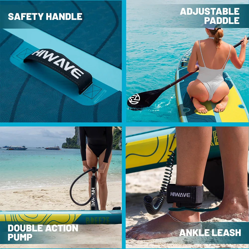 Myboat HIWAVE SUP Board 11’34‘’6‘’ Adult Standing Style Aquatic Inflatable Paddle Board With Accessories SUB Outdoor Games