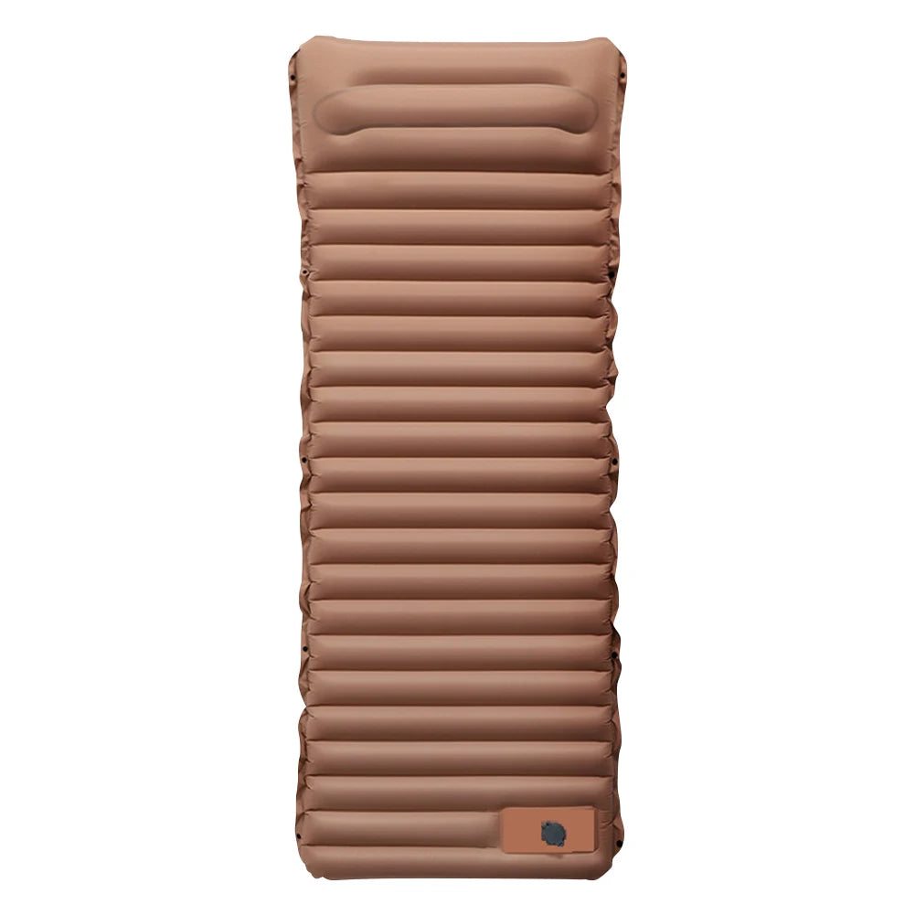 10cm Self-Inflating Sleeping Mat with Foot Pump & Pillow Ultralight Camping Mat Waterproof Camping Air Mattress for Outdoor Use