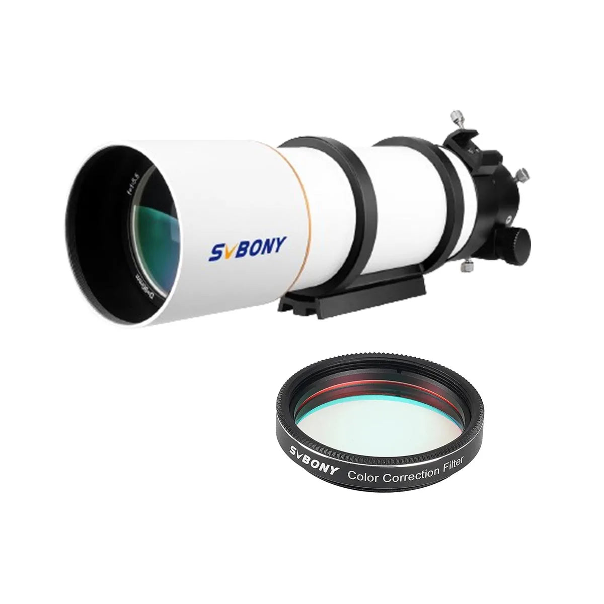 Svbony SV48P 90mm Aperture OTA Astronomical Telescope Dual Speed Focuser, F5.5 Refractor for Deep Sky Astrophotography
