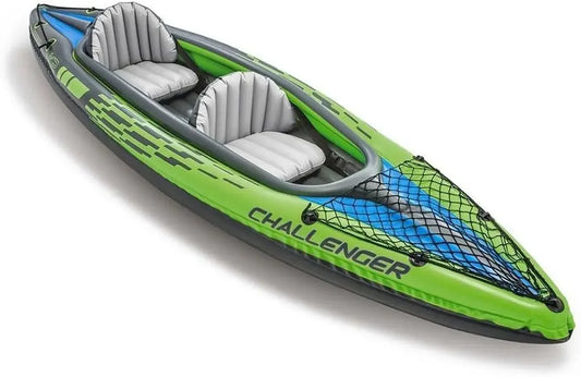 Includes Deluxe 86in Kayak Paddles and High-Output PVC – Adjustable Seat with Backrest – Removable Skeg – Cargo Storage Net