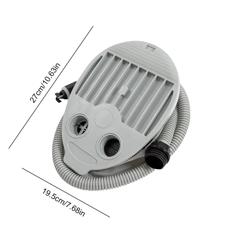 5L Boat Foot Pump High Volume High Pressure Foot Pump Portable Inflatable Air Pump for Inflatable Boats Beds Swimming Rings