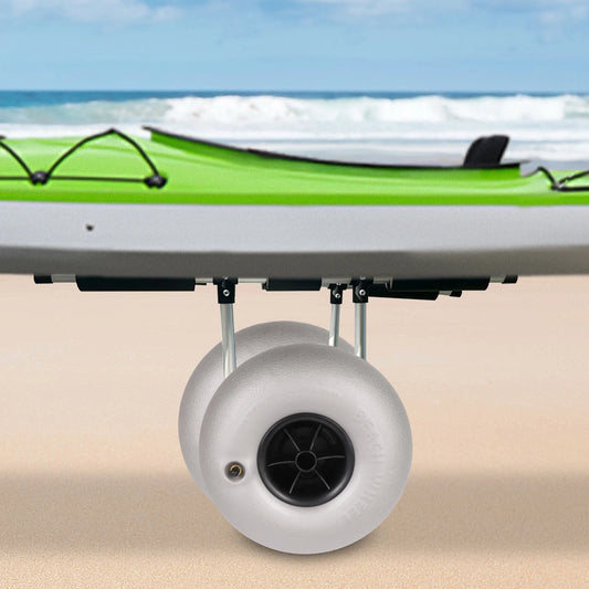 2 PCS Beach Inflatable Wheels 10" Replacement Beach Sand Tires High-quality Portable Kayak Inflatable Tyre Large Beach Wheels