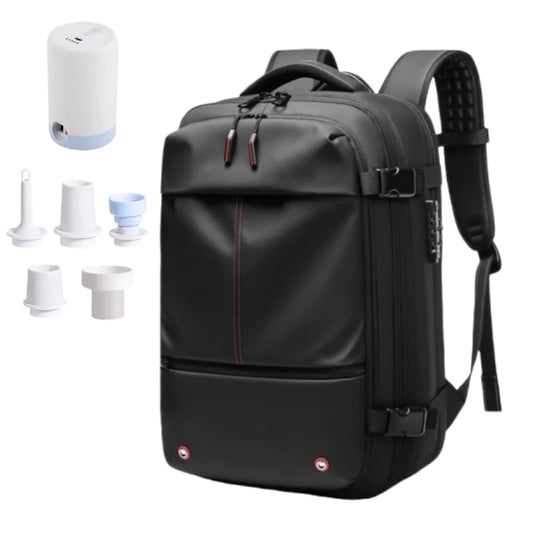 Men Travel Backpack vacuum compression 17 inch Laptop Backpack Business Large Capacity school Backpack Expanded Hiking backpack