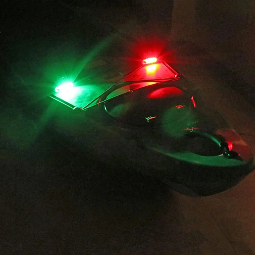 LED Boat Navigation Light Type-C Charging Sailing Signal Lamp 4 Modes Marine Yacht Warning Light for Marine Yacht Kayak Sailboat