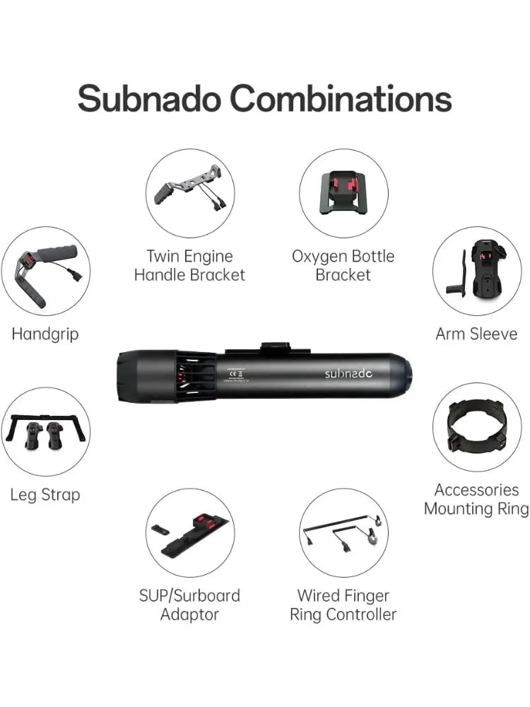 Underwater Scooter of 1PCS Main Unit, Water Scooter for Adults and Kids, Underwater Scooter for Pool, Diving Snorkeling