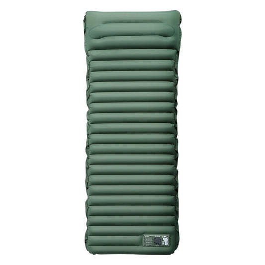 10cm Self-Inflating Sleeping Mat with Foot Pump & Pillow Ultralight Camping Mat Waterproof Camping Air Mattress for Outdoor Use