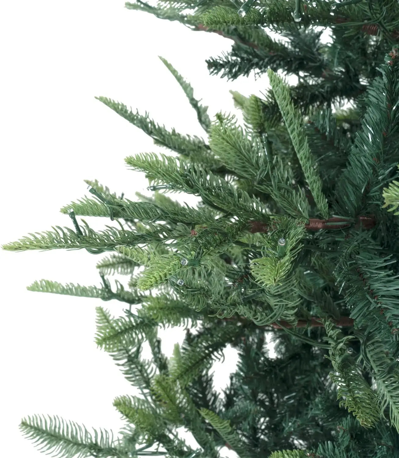 9ft Nordic Christmas Tree, 2106 Branch Tips, 1100 Warm Lights, Metal Stand