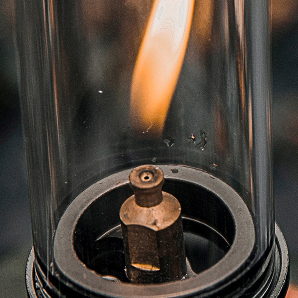 Portable Camping Gas Lantern Tent Night Light Windproof Outdoor Butane Gas Candle Light for Emergency Fishing Picnic Gas Lamp